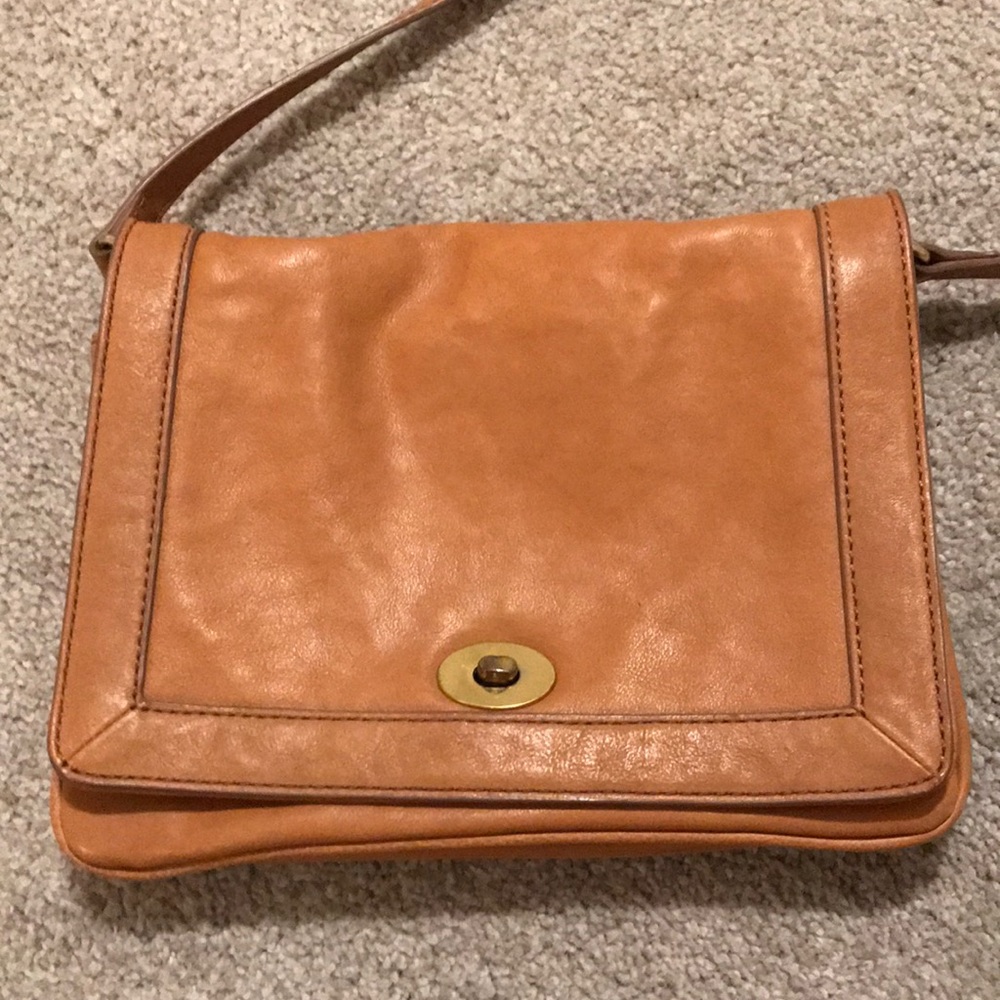 jcrew leather bag!